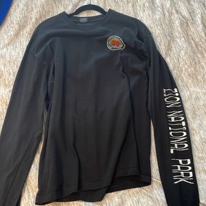 Prairie Mountain Long-Sleeve Shirt, Zion National Park, Size XL, Color Black
